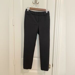 White House Black Market Black Straight Leg Pants